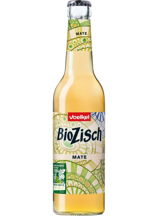 Bautura carbogazoasa bio cu ceai mate, 330 ml Voelkel [1]