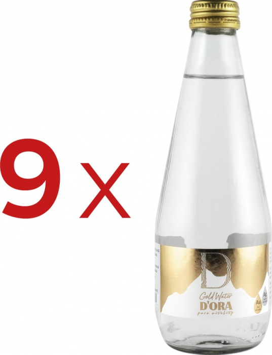 Bax apa Gold Water D'ora, bax 9x330ml, sticla [2]