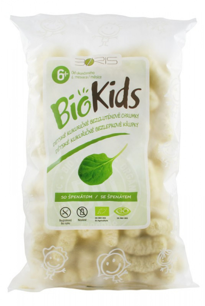 BioKids - Pufuleti BIO cu spanac, 55 g [1]