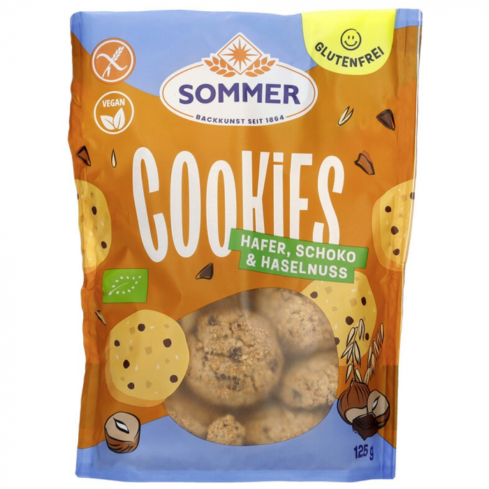Biscuiti vegani bio cu ovaz, ciocolata si alune, fara gluten [1]