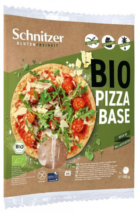 Blat de pizza bio fara gluten, 140g Schnitzer Gluten Free [2]