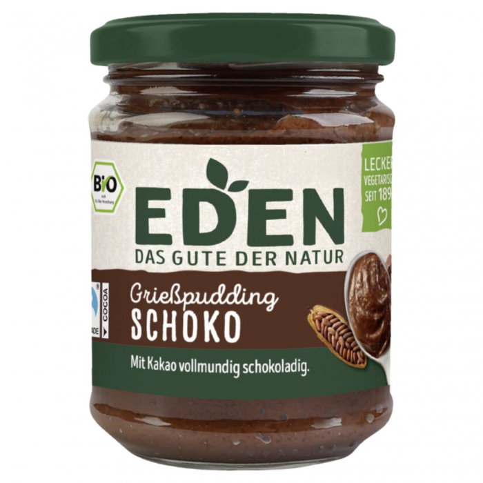 Budinca de gris cu ciocolata, BIO, 250g Eden [1]