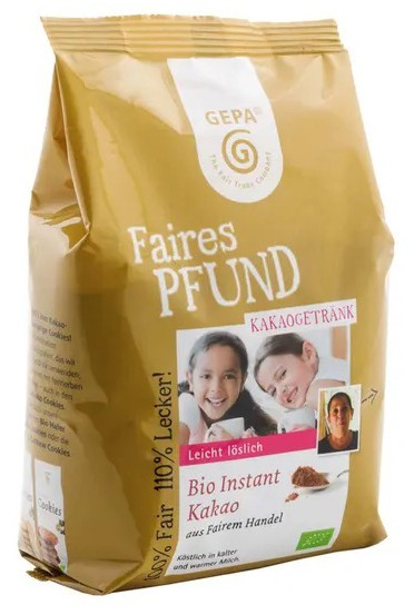 Cacao instant bio si fairtrade, 500g Gepa [1]