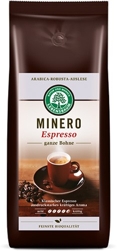 Cafea boabe expresso Minero Clasic, BIO, 1000g LEBENSBAUM [1]