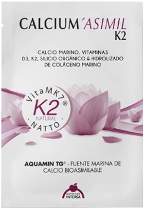 Calcium Asimil K2, 30 pliculete 100g Dieteticos Intersa [2]