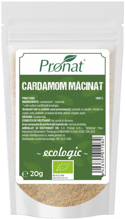 Cardamom bio macinat, 20g [1]