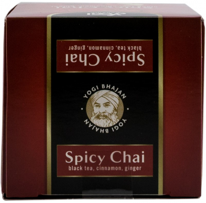 Ceai bio cu Mirodenii, ceai negru, scortisoara, ghimbir, 12 plicuri 24g Yogi Tea [3]