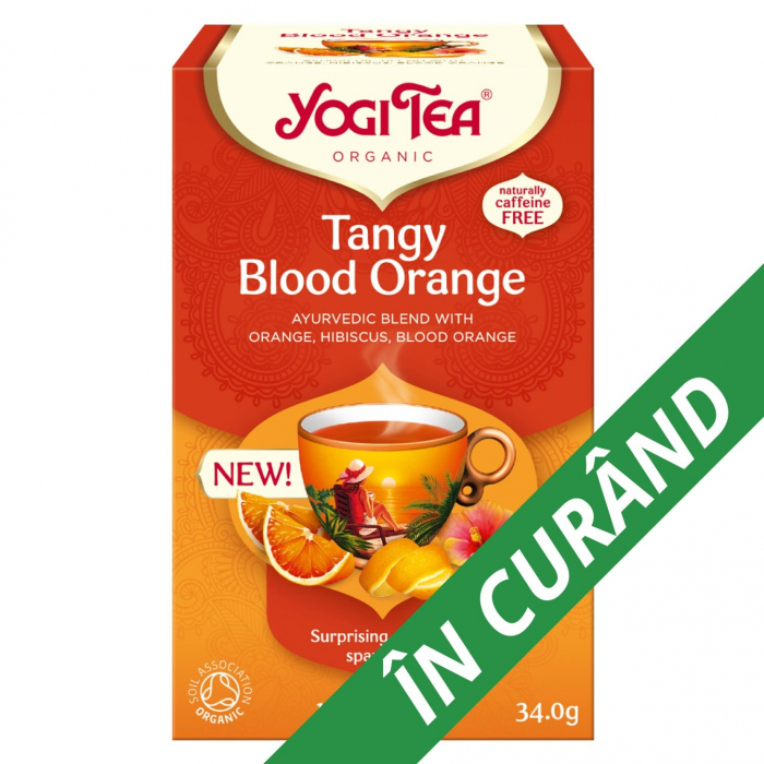 Ceai bio cu portocale rosii, 17 pliculete a 2,0g / 34,0g Yogi Tea [1]