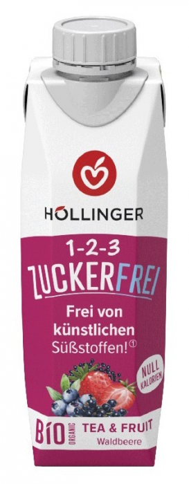 Ceai bio fara zahar, cu fructe de padure, 300ml Hollinger [1]