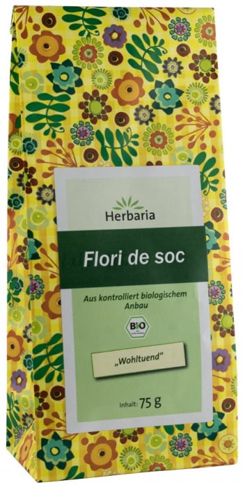 Ceai bio flori de soc, 75 g Herbaria [1]