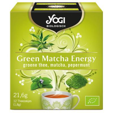 Ceai BIO Green Matcha Energy, 21,6g Yogi Tea [1]