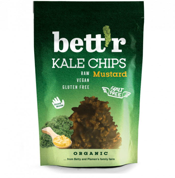 Chips din kale cu mustar raw eco 30g Bettr [1]