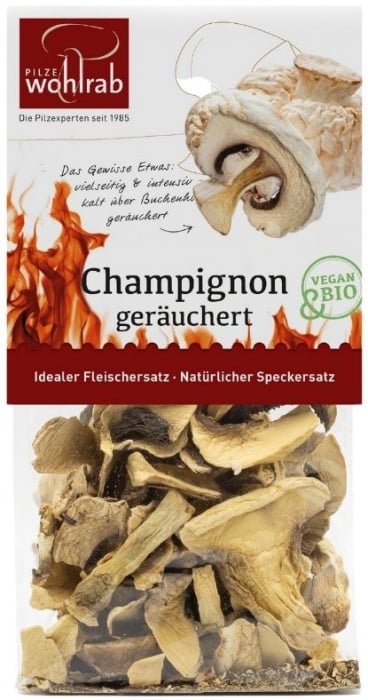 Ciuperci Champignon Bio, afumate, 20g Pilze Wohlrab [1]