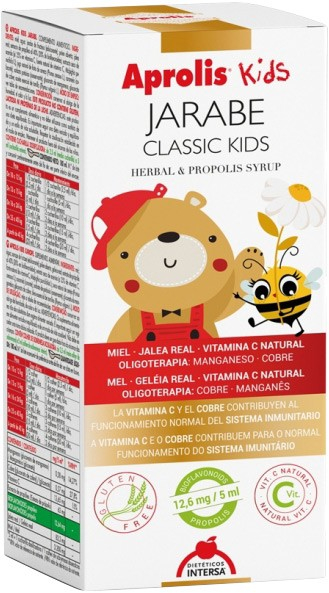 Classic Kids - Sirop Pentru Copii Cu Propolis Si Plante 180 Ml Aprolis [1]