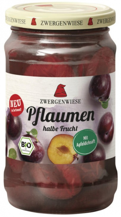 Compot bio de prune, 360g Zwergenwiese [1]