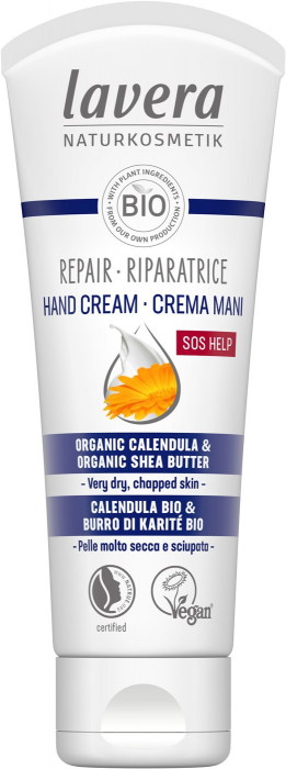 Crema bio de maini, reparatoare, 75ml Lavera [1]