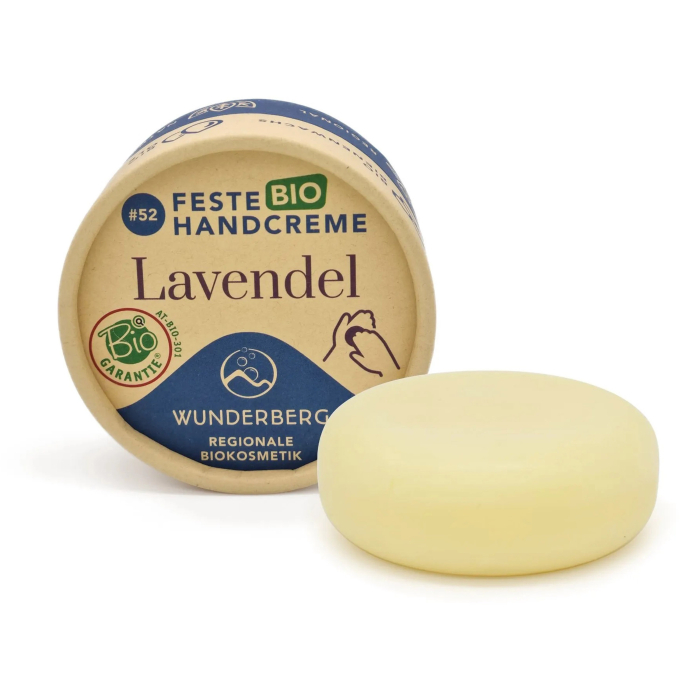 Crema bio solida de mini - Lavanda, 75g Wunderberg [2]