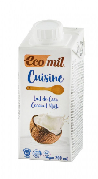 Crema vegetala Bio pentru gatit pe baza de cocos, 200 ml ECOMIL CUISINE [1]