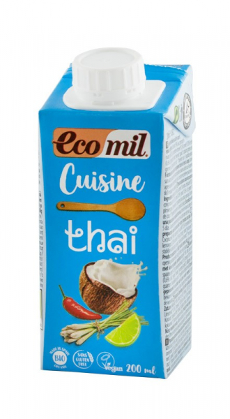 Crema Vegetala Bio Pentru Gatit Thai, 200 Ml Ecomil Cuisine [1]