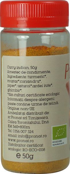 Curry bio, 50g Pronat [2]
