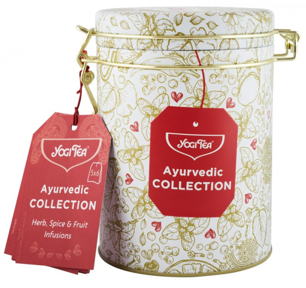 Cutie de colectie cu 30 plicuri de ceai Ayurvedic Collection Yogi Tea [1]