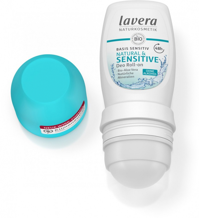 Deodorant Roll-on cu aloe vera, Basis Sensitive 24h 50ml Lavera [2]
