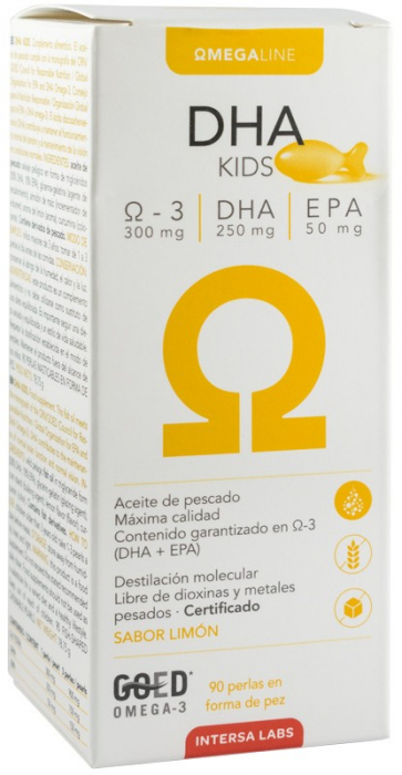 DHA pentru copii, 90 capsule masticabile, 78,75g Intersa Labs [2]