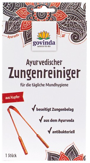 Dispozitiv ayurvedic din cupru pentru curatarea limbii Govinda [2]