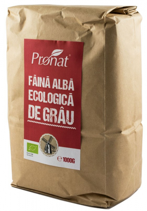 Faina alba de grau bio, 1kg tip 700 Pronat [3]