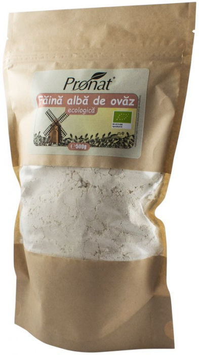 Faina alba de ovaz bio, 500gr Pronat [2]