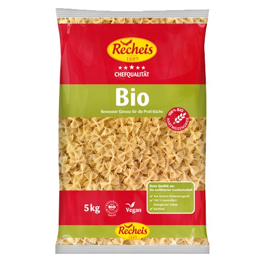 Farfalle bio din grau dur, 5kg Recheis [1]
