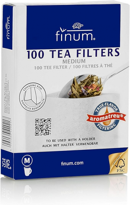 Filtre pentru ceai de marimea M, alb, 100 buc, Riensch&Held [2]