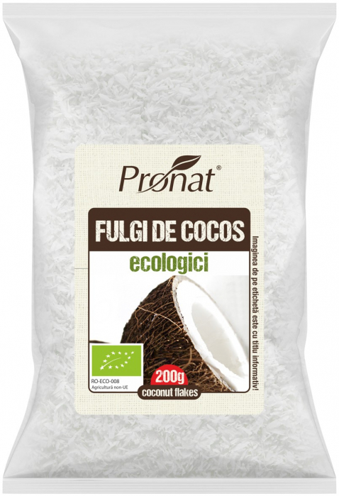 Fulgi bio de cocos, 200 g [1]