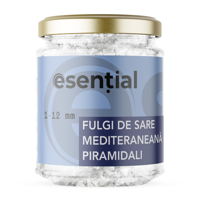Fulgi de sare mediteraneana piramidali, 1-12 mm, 90 g, Esential [2]