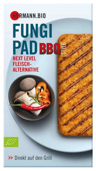 Fungi Pad Barbeque bio alternativa la carne pe baza de ciuperci 150 g Hermann [1]