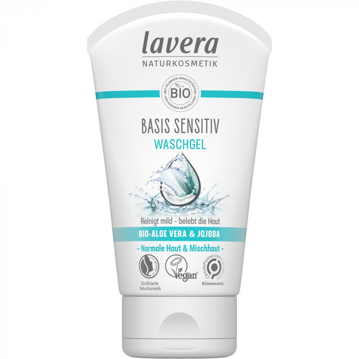 Gel pentru curatare cu aloe vera bio si jojoba, sensitiv [1]