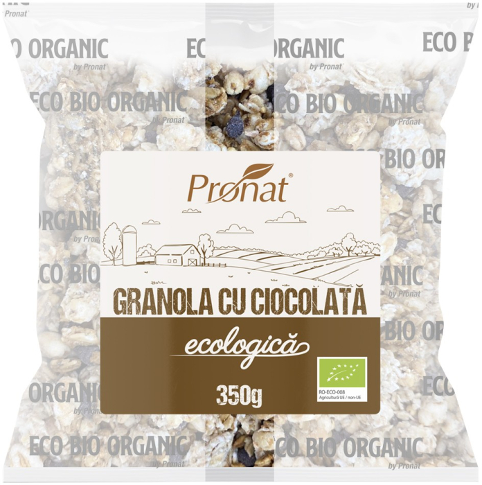 Granola bio cu ciocolata 350g Pronat [1]