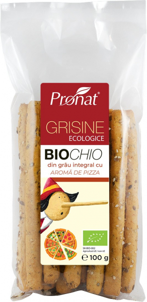 Grisine Bio Din Faina Integrala De Grau Cu Aroma De Pizza 100G [1]