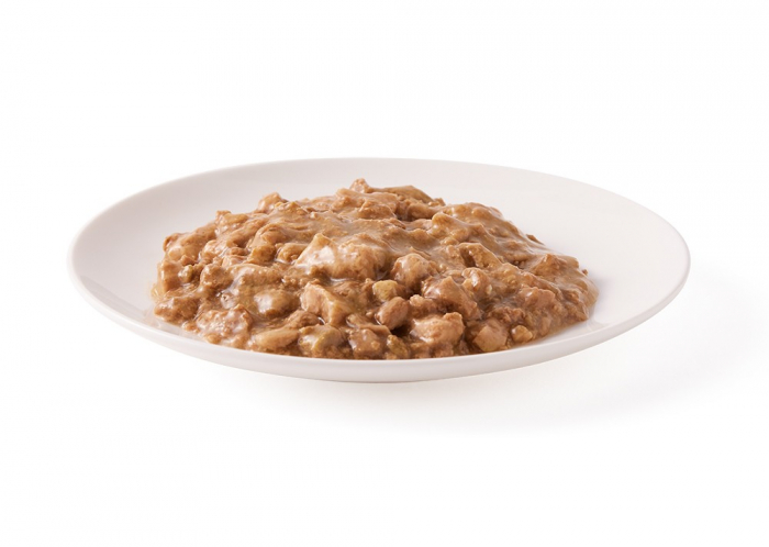 Hrana umeda bio pentru caini, bucati de pui cu legume, 150g Yarrah [2]