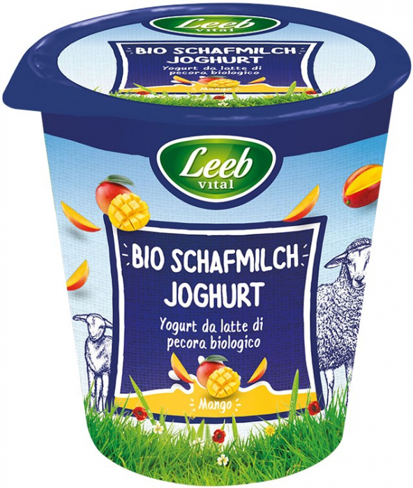 Iaurt bio din lapte de oaie cu mango, 125g Leeb Vital [1]