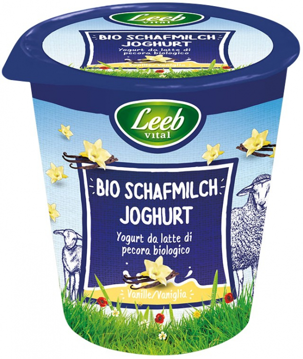 Iaurt bio din lapte de oaie cu vanilie, 125g Leeb Vital [1]