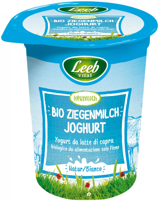 Iaurt bio natur din lapte de capra, 400g Leeb Vital [1]