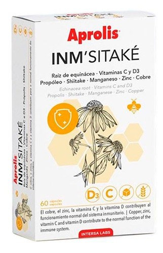 INM`SITAKE (capsule cu plante si propolis), 60 capsule - 32,7g Aprolis [1]