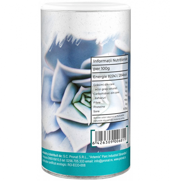Inulina bio din agave, 200g Pronat [2]