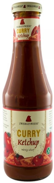 Ketchup BIO curry, din piure de rosii, 500 ml ZWERGENWIESE [1]