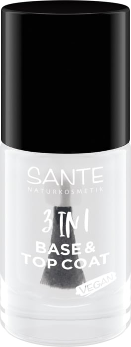 Lac de unghii 3 in 1, baza si top coat, 8ml Sante [1]