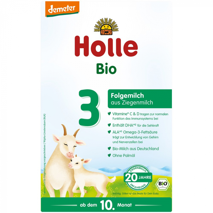 Lapte praf bio de capra pentru sugari, +10 luni, Formula 3 [1]