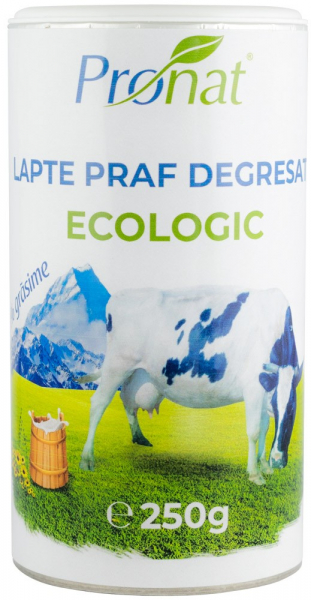 Lapte praf Bio degresat, 1% grasime, 250g [1]