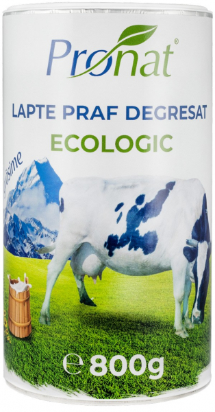 Lapte praf Bio degresat, 1% grasime, 800g [1]