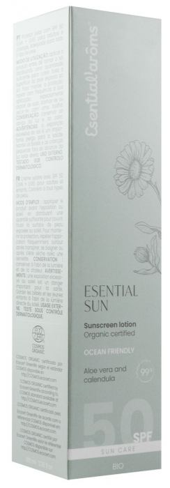 Lotiune bio de protectie solara Esential Sun SPF 50, 100ml Esentialaroms [1]